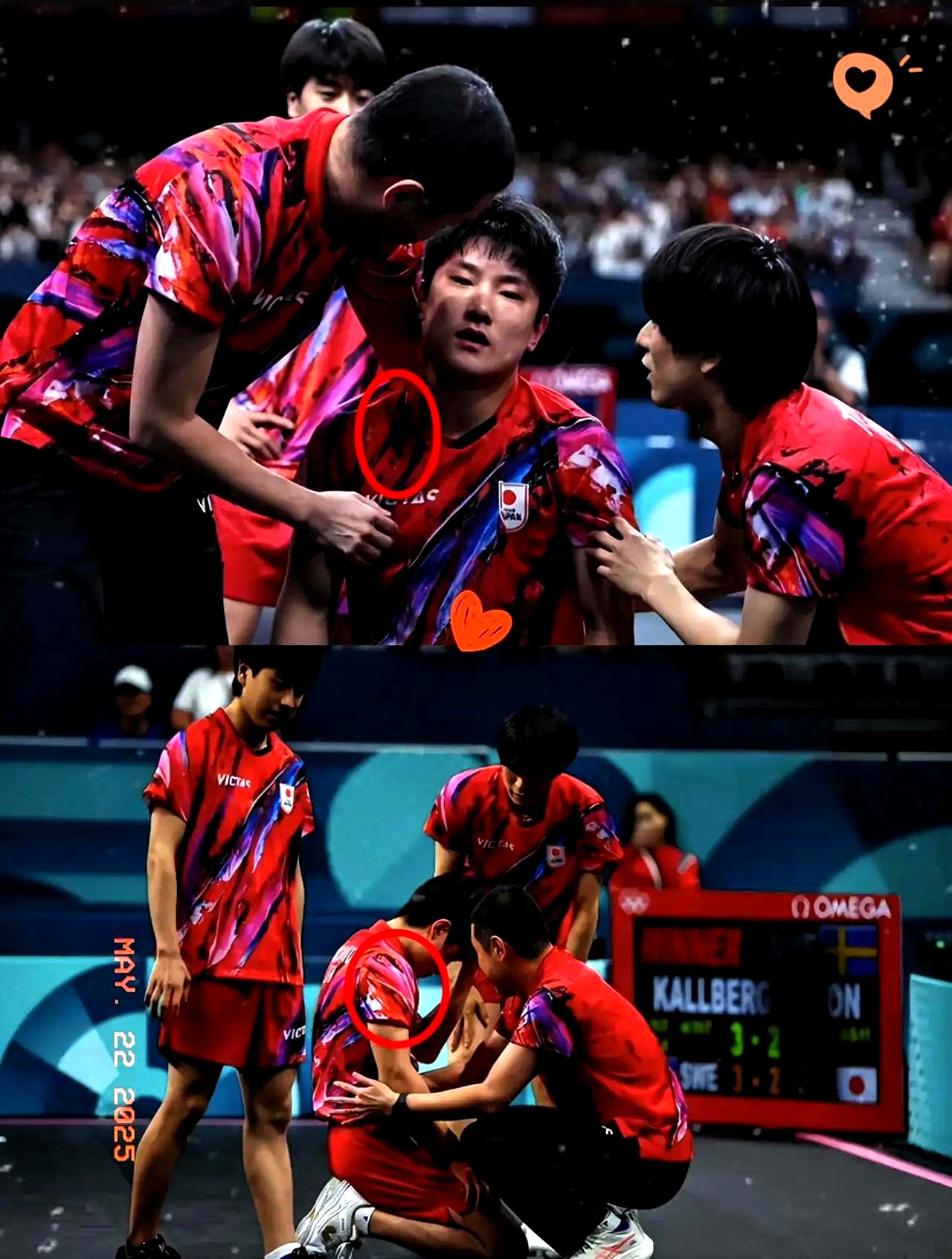 日本队逆转葡萄牙队，张本智和状态火热